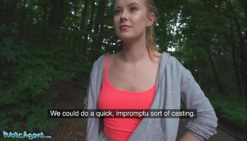 public agent casey the runner in tight leggings fucked